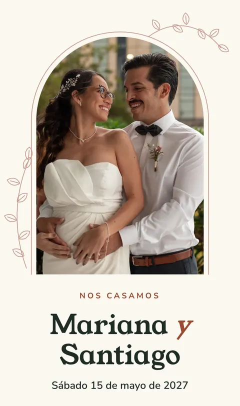 Invitación Jardín